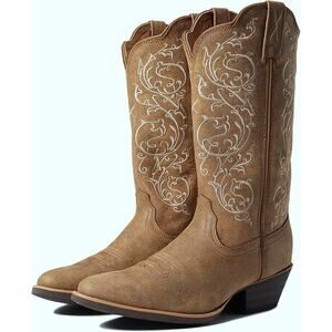 NEW NoBx Twisted X 12" Western Boots Womens 9 Pull On Embroidered Floral Cowgirl